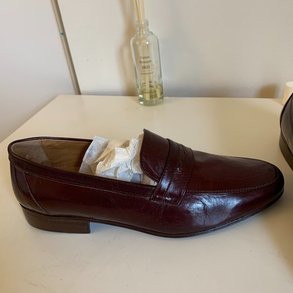 Brown Leather Loafers, Made in Italy - Picture 7 of 10